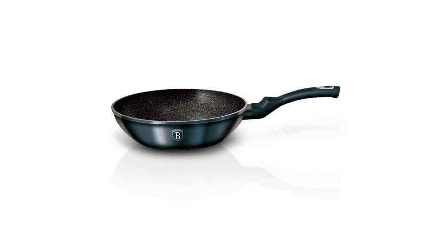 Berlinger Haus Metallic Aquamarine Line wok m�rv�ny bevonattal, met�l k�ls� bevonattal, 30 cm, s�t�t